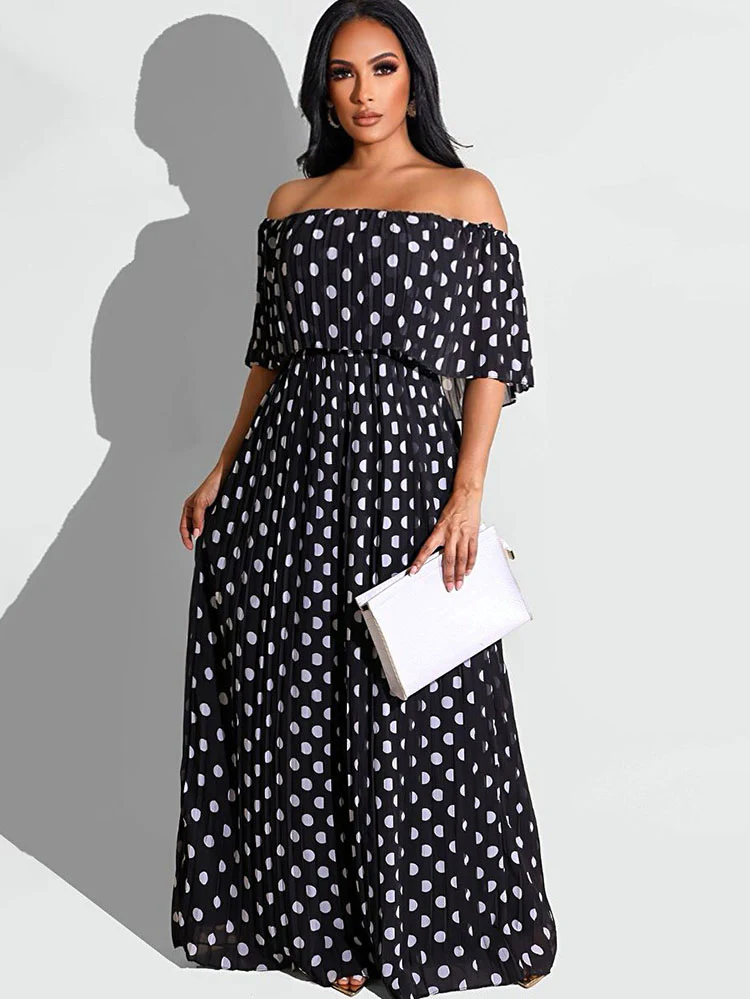 Off-Shoulder Maxi Dresses