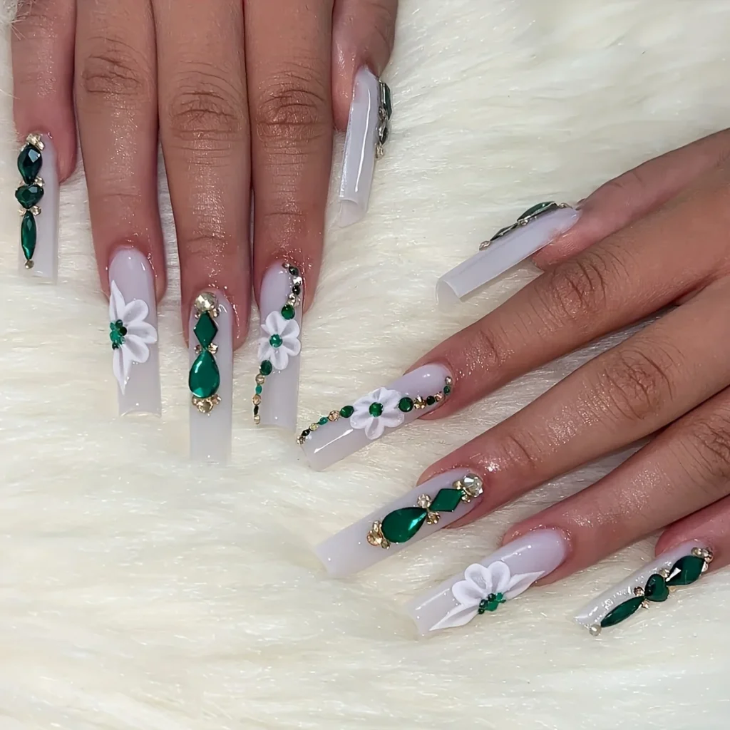 Rhinestone Nails